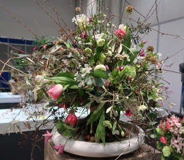 Tanja Korsaks bouquet was awarded 100 points.