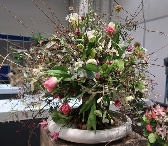 Tanja Korsaks bouquet was awarded 100 points.