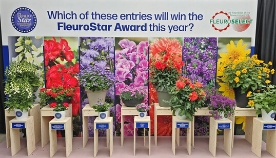 This year, seven exciting new products competed for the FleuroStar Award.