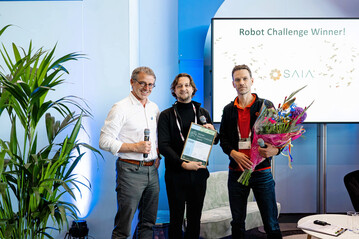 Winner of the Robot Challenge: SAIA Agrobotics.