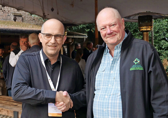 Jack Goossens (left) and Bill Hardy.