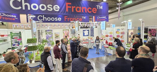 The French exhibitors invited journalists to get to know their new products on IPM Wednesday.