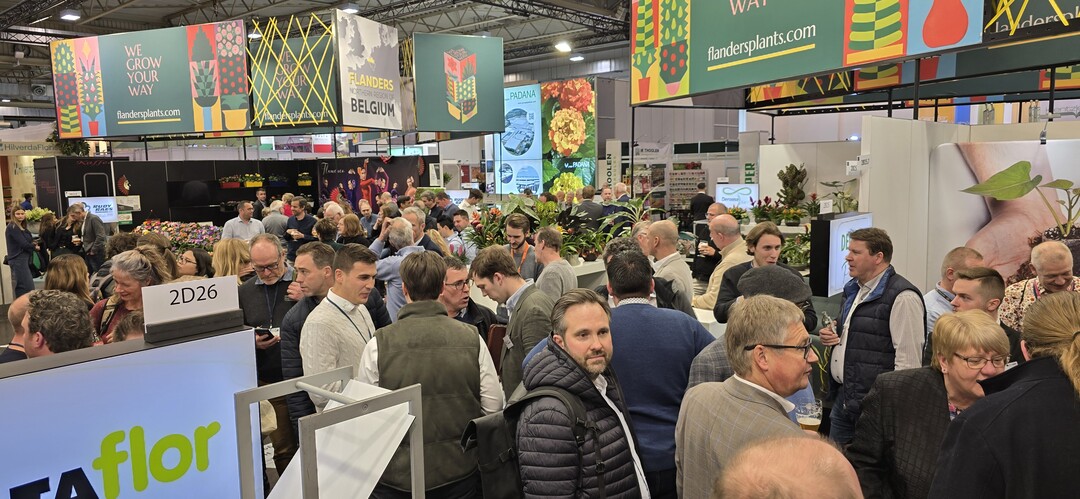 The joint stand of Belgium was very popular.