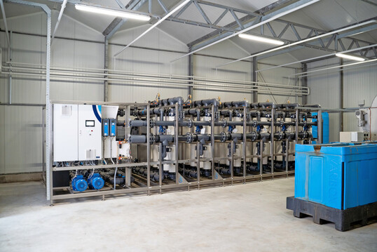 The final solution is based on ultrafiltration technology.