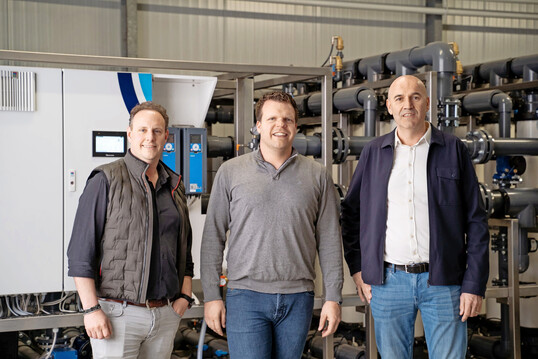 From left: Ronald Haket, Bart van Leeuwen, Ruud Schulte.