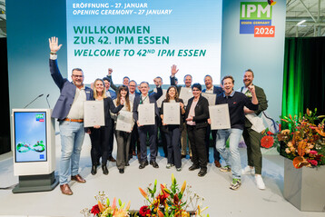 During the opening ceremony of IPM ESSEN, the best novelties of the year 2026 were honored in eight categories