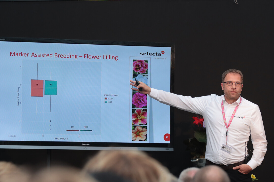 Dominik Losert from Selecta one gave an exciting insight into developments in breeding.