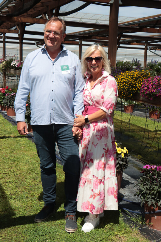 Hans and Maria Renner have built up a magnificent show garden over many years.