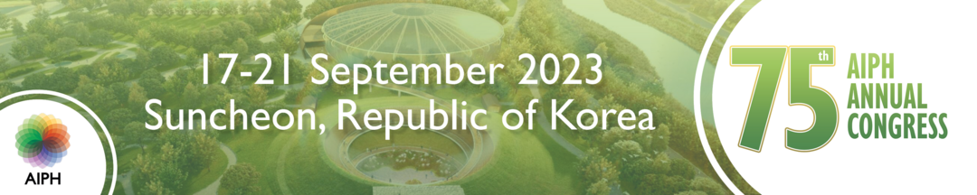 The 75th Annual Congress will take place alongside the 2023 Suncheonman International Garden Expo.