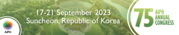The 75th Annual Congress will take place alongside the 2023 Suncheonman International Garden Expo.