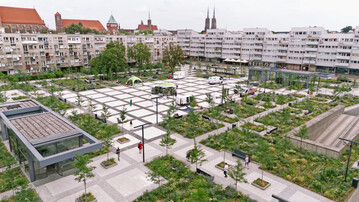 Nowy Targ Square in Wroclaw/Poland.