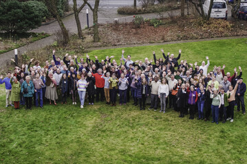 The more than 100 participants from 16 nations of the 15th ISU-Winderdays in Grnberg.