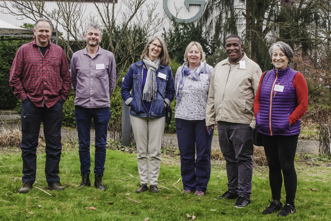 From left: The ISU Winterdays moderator and five of the international speakers: Peter Korn (Sweden); Moderator Gerben Tjeerdsma (Sweden); Shannon Currey (USA); Julia Corden (Great Britain); Bokang Ntloko (Lesotho); Yasemin Konuralp (Turkey).