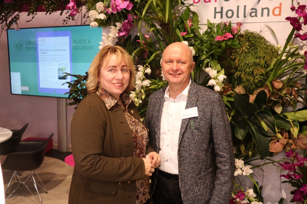 Yvonne Watzdorf also welcomed Ekaflor Managing Director Gerhard Twilling.