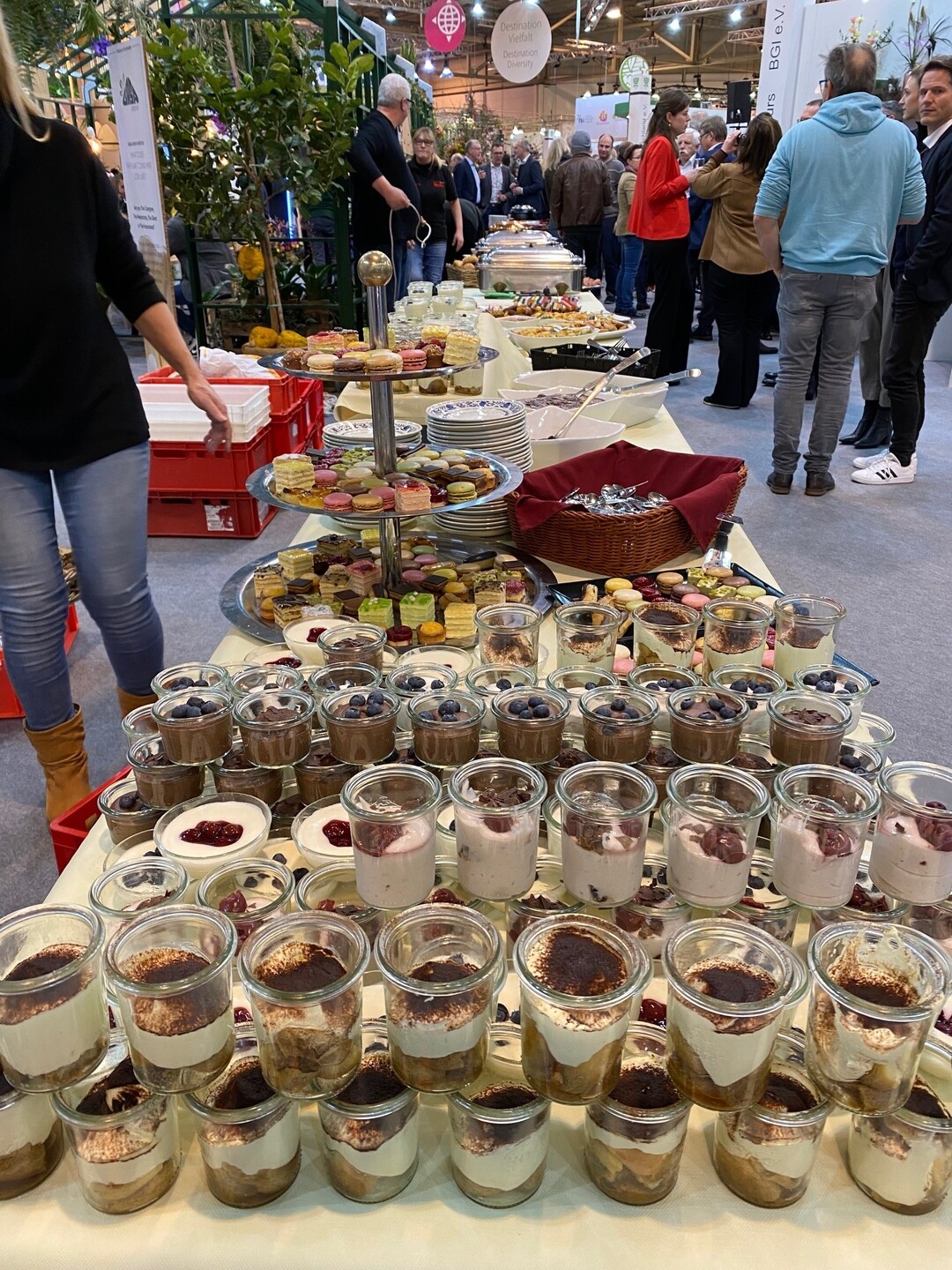 ...certainly not only because of the delicious buffet.