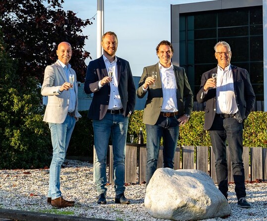 From left: Marcel Boon, Chris van Staalduinen, Lex van der Ende and Arie van der Wijden.
