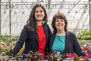 Ann Jennen (left) and Sally van der Horst