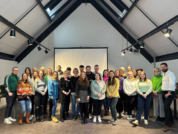 24 staff members from garden centres across the country took part in a training day at Millbrook Garden Centre Gravesen.