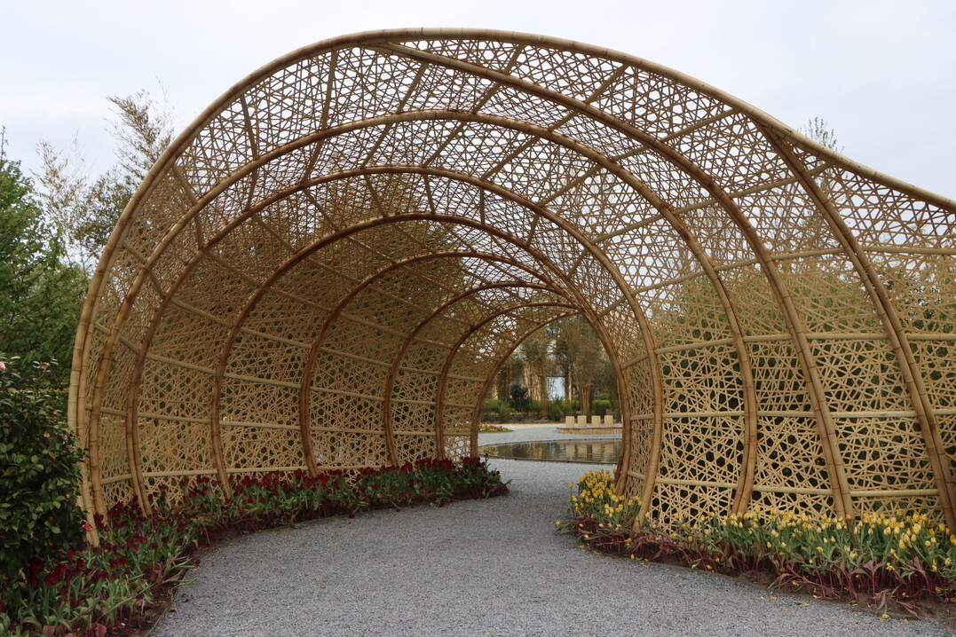 The Chinese garden with the theme A Growing Chinese Bamboo Garden, where traditional Chinese landscape architecture and the latest horticultural developments are cleverly combined.