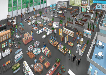 The new IPM Concept Store in Hall 5 creates a special shopping ambience with its open and modern presentation concept.