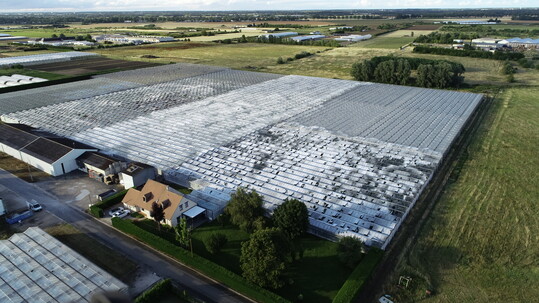 Hail in France near Orlans