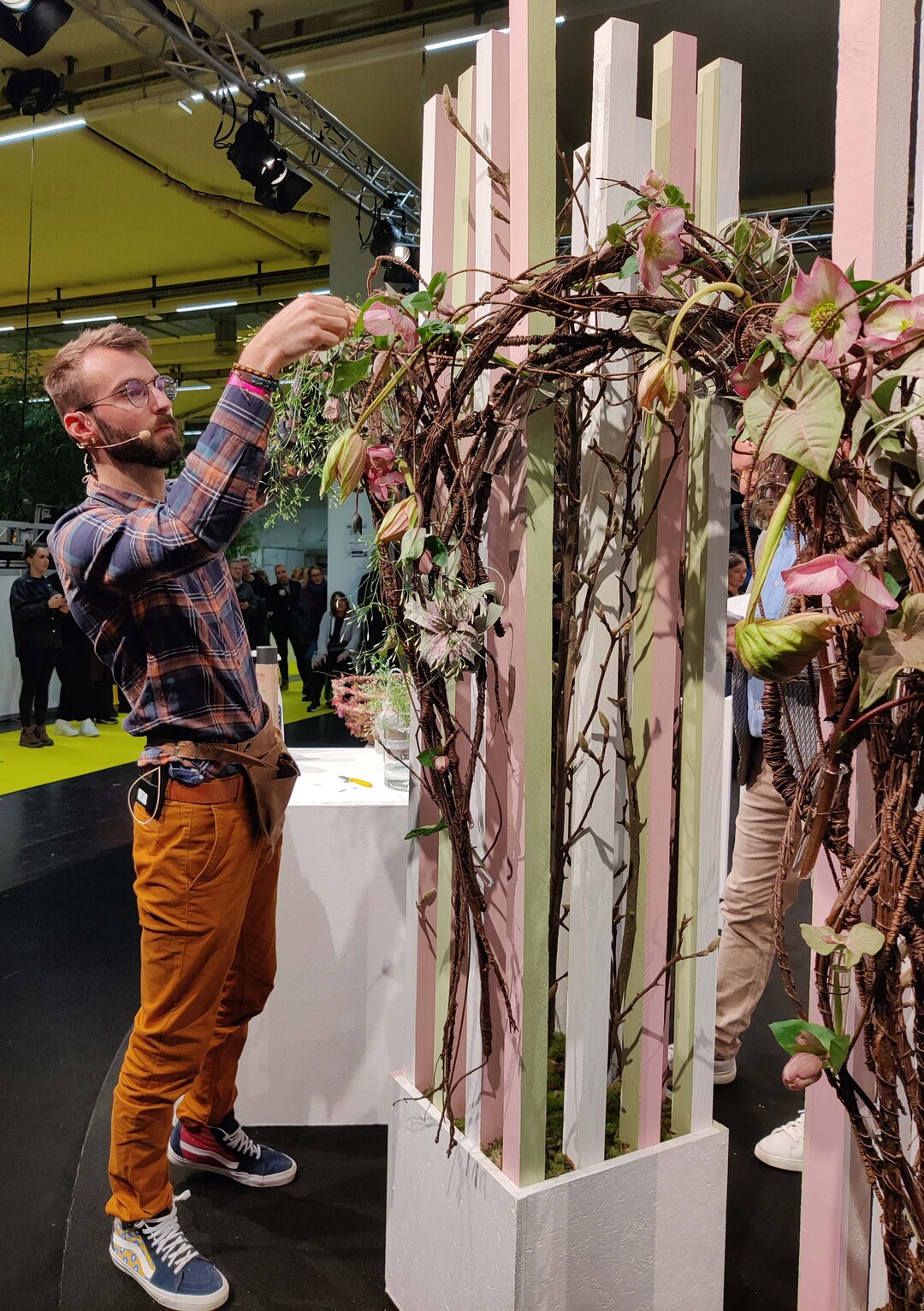 Max Hurtaud designs a room decoration