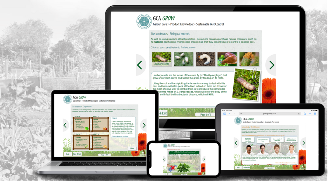 GROW courses cover a wide range of vital topics to help employees gain confidence and knowledge about products and services.