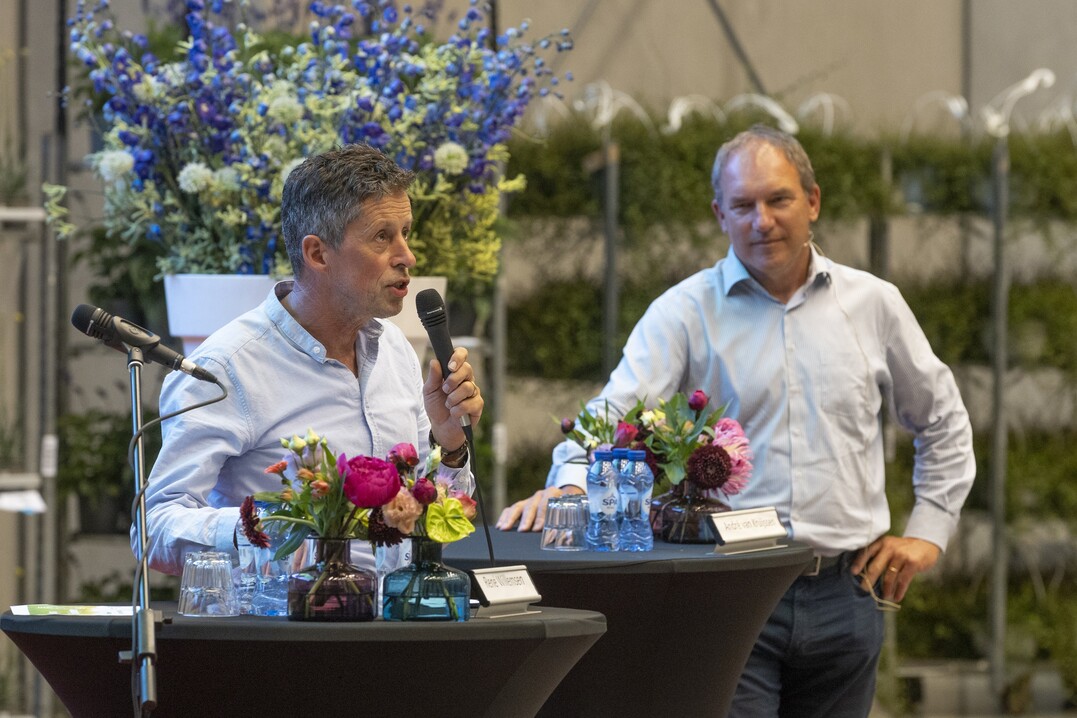 Ren Willemsen (left) and Andr van Kruijssen.